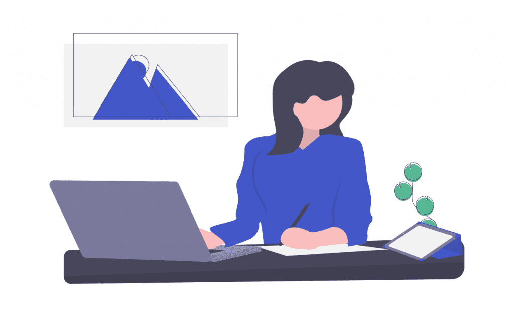 a person is multitasking